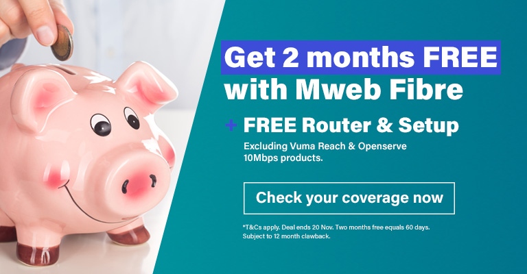 Fibre Fibre Internet Coverage Deals Packages In South Africa Mweb