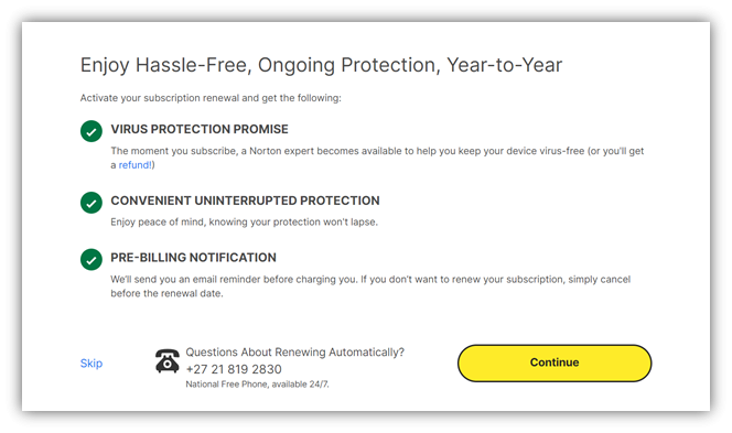 A step-by-step guide to setting up Norton’s Security products from Mweb