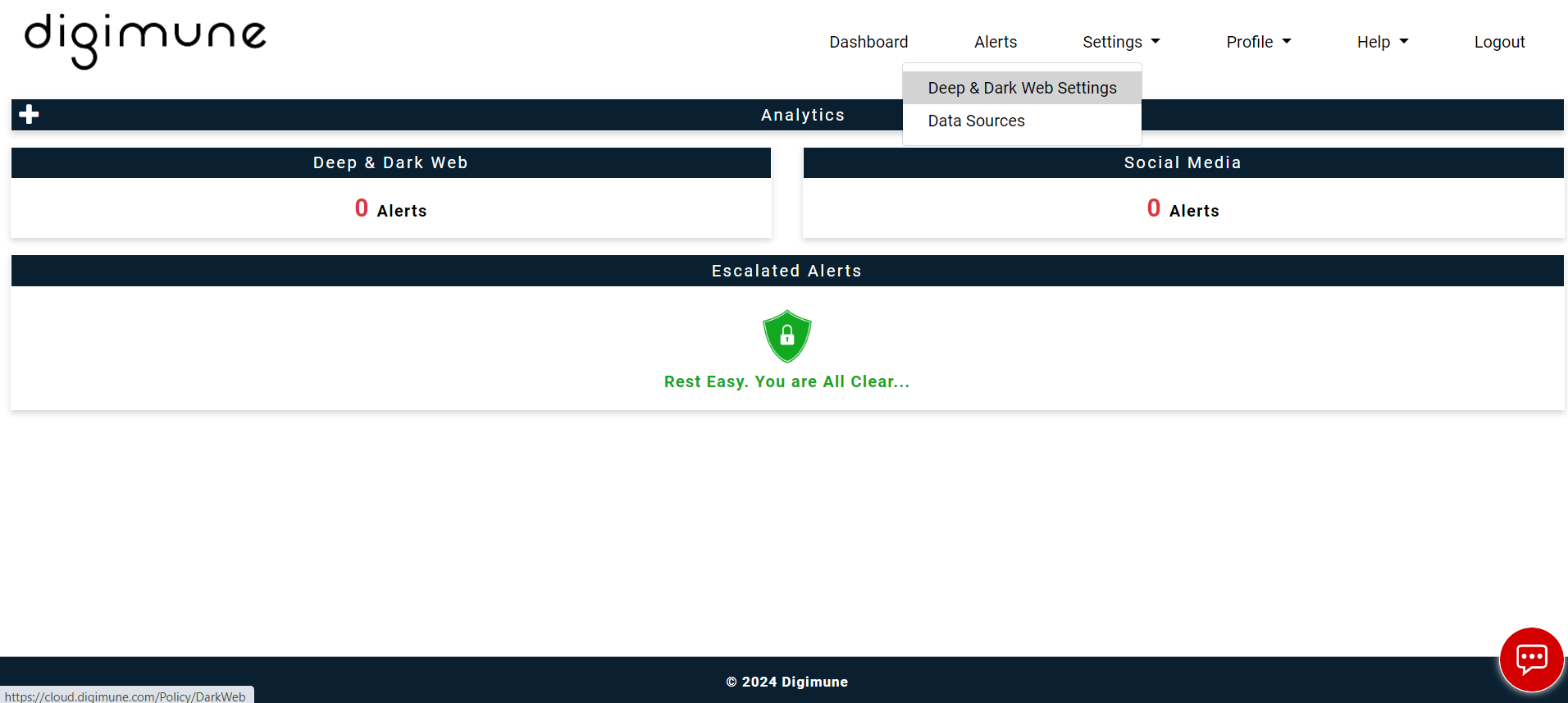 Digimune Dashboard