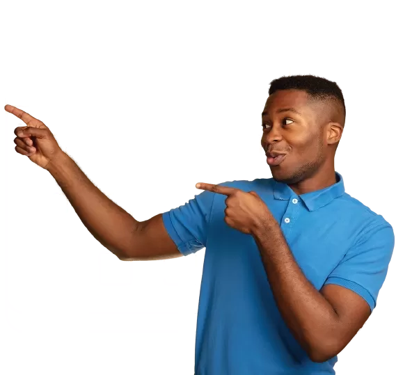 Man pointing at deal calendar