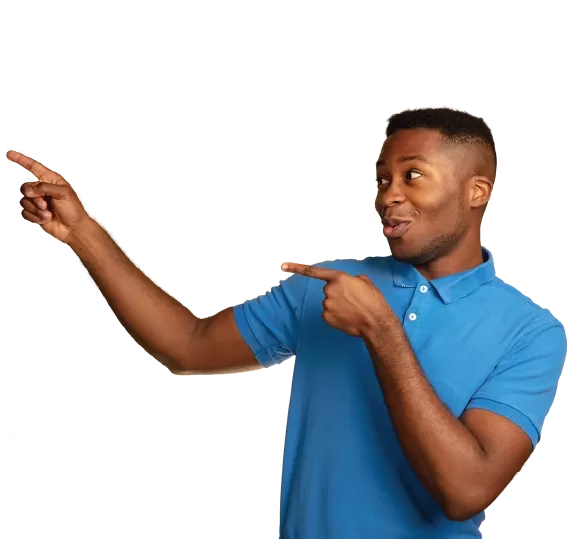 Man pointing at deal calendar